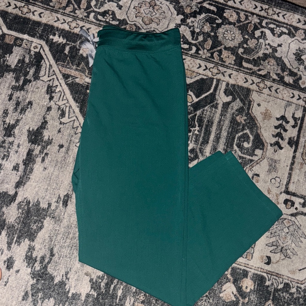Figs Green Track Pants